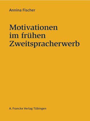 cover image of Motivationen im frühen Zweitspracherwerb